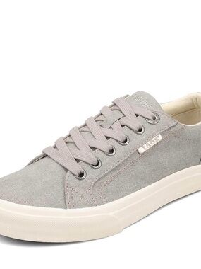 Taos Off-White Canvas Slip-On Sneaker